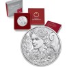 . @COLORES - PROOF@ AUSTRIA 10 EUROS 2024 FLOR PEONIA Serie THE LANGUAJE OF FLOWERS 6ª MONEDA DE PLATA ESTUCHE