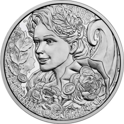 . @COLORES - PROOF@ AUSTRIA 10 EUROS 2024 FLOR PEONIA Serie THE LANGUAJE OF FLOWERS 6ª MONEDA DE PLATA ESTUCHE