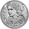 . @COLORES - PROOF@ AUSTRIA 10 EUROS 2024 FLOR PEONIA Serie THE LANGUAJE OF FLOWERS 6ª MONEDA DE PLATA ESTUCHE