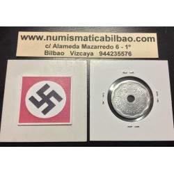 ITALIA MILAN AÑO 1944 TOKEN / FICHA DE TRANVIA BUONO PER VNA CORSA RIDOTTA AZIENDA TRANVIARIA MILANO SC