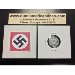 SUECIA 1 ORE 1950 CORONAS KM.810 MONEDA DE HIERRO OCUPACION NAZI III REICH WWII Sweden