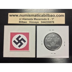 SUECIA 5 ORE 1949 CORONAS KM.812 MONEDA DE HIERRO OCUPACION NAZI III REICH WWII Sweden