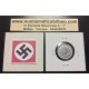 SUIZA 2 RAPPEN 1945 B VALOR KM.4A MONEDA DE ZINC OCUPACION NAZI III REICH WWII Switzerland @RARA@