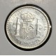 ESPAÑA rey ALFONSO XIII 1 PESETA 1904 * 19 04 SMV KM.721 MONEDA DE PLATA EBC Spain silver 1