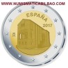 ESPAÑA 2 EUROS 2017 IGLESIA SANTA MARIA DEL NARANCO SC MONEDA CONMEMORATIVA Spain Spanien