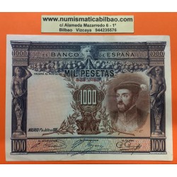 ESPAÑA 1000 PESETAS 1925 CARLOS I SIN SERIE 482 MBC++ Pick 70