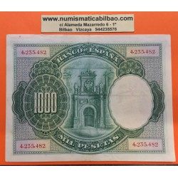 ESPAÑA 1000 PESETAS 1925 CARLOS I Sin Serie 4235482 Pick 70C BILLETE MBC+ Spain banknote