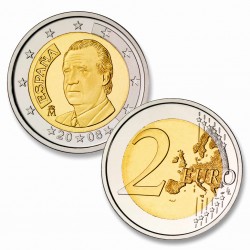 @OFERTA@ ESPAÑA 2 EUROS 2004 REY JUAN CARLOS I MONEDA BIMETALICA SIN CIRCULAR DE CARTUCHO FNMT