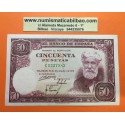 ESPAÑA 50 PESETAS 1951 SANTIAGO RUSIÑOL Serie C 2237583 Pick 141 BILLETE EN EXCELENTE CONSERVACION Spain banknote
