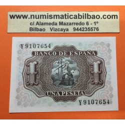 ESPAÑA 1 PESETA 1953 MARQUES DE SANTA CRUZ Serie Y Pick 144 BILLETE SC SIN CIRCULAR Spain banknote