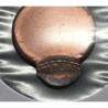 @ERROR MUY RARO@ ESTADOS UNIDOS 1 CENTAVO Sin Fecha ABRAHAM LINCOLN KM.201 MONEDA DE COBRE USA 1 Cent OFF CENTER MULE