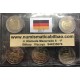 ALEMANIA 2 EUROS 2017 A+D+F+G+J PORTA NIGRA EN EL ESTADO DE RENANIA SC MONEDA CONMEMORATIVA Germany BRD