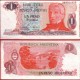 @OFERTA@ ARGENTINA 1 PESO 1983 GENERAL SAN MARTIN Pick 311 Firma 2 @ERROR EN LA FIRMA@ BILLETE SC