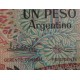 @OFERTA@ ARGENTINA 1 PESO 1983 GENERAL SAN MARTIN Pick 311 Firma 2 @ERROR EN LA FIRMA@ BILLETE SC