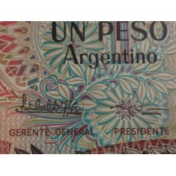 @OFERTA@ ARGENTINA 1 PESO 1983 GENERAL SAN MARTIN Pick 311 Firma 2 @ERROR EN LA FIRMA@ BILLETE SC