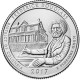 ESTADOS UNIDOS 25 CENTAVOS 2017 D PARQUE NACIONAL FREDERICK DOUGLAS en COLUMBIA MONEDA DE NICKEL SC USA QUARTER