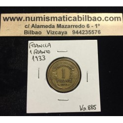FRANCIA 1 FRANCO 1957 MORLON SC ALUMINIO FRANCE FRANC