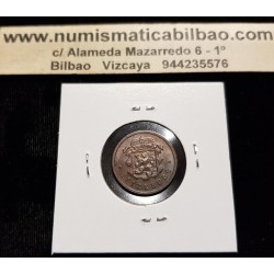 LUXEMBURGO 25 CENTIMOS 1947 ESCUDO DE DUQUESA CHARLOTTE KM.45 MONEDA DE BRONCE SC Luxembourg 25 Centimes
