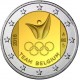 BELGICA 2 EUROS 2016 EQUIPO OLIMPICO OLIMPIADA DE RIO 2016 EN BRASIL SC MONEDA CONMEMORATIVA COINCARD COIN BELGIUM