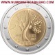 ESTONIA 2 EUROS 2017 ARBOL CAMINO A LA INDEPENDENCIA SC MONEDA CONMEMORATIVA Eesti Estland