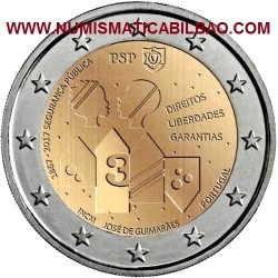 PORTUGAL 2 EUROS 2017 POLICIA DE SEGURIDAD PUBLICA 150 ANIVERSARIO SC MONEDA CONMEMORATIVA