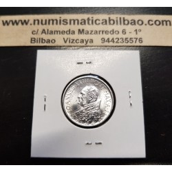 VATICANO 5 LIRAS 1959 Año II PAPA JUAN XXIII JUSTICIA KM.60.1 MONEDA DE ALUMINIO SC 5 Lire POPE IOANNES XXIII