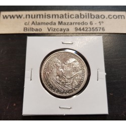 ALEMANIA 5 MARCOS 1984 D CARRUAJE ANTIGUO ADUANAS KM.160 MONEDA DE NICKEL SC Germany 5 Marks