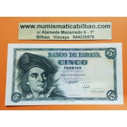 ESPAÑA 5 PESETAS 1948 MARZO 5 JUAN SEBASTIAN ELCANO G601 SC