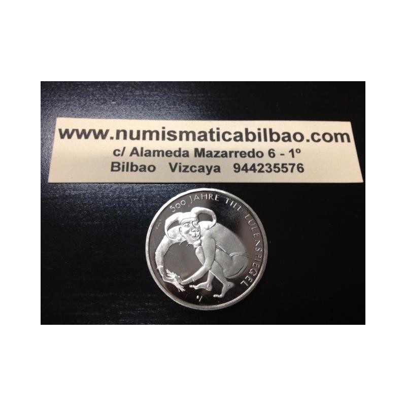 ALEMANIA 10 EUROS 2011 D BUFON MONEDA DE NICKEL SC Eulenspiegel BRD EURO COIN