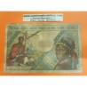 BANK OF CENTRAL MALI 10000 FRANCOS 1970 JEFE TRIBAL CON FEZ y MUJERES Pick 15F BILLETE MUY CIRCULADO LEVE ROTURA @MUY RARO@