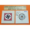 DINAMARCA 25 ORE 1945 LETRAS CX-R BAJO CORONA KM.823.2A MONEDA DE ZINC OCUPACION NAZI III REICH WWII Denmark 1