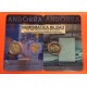 ANDORRA 2 EUROS 2015 Pareja de 2 monedas MAYORIA DE EDAD + ACUERDO ADUANERO SC @RARAS@ COINCARD / ESTUCHE