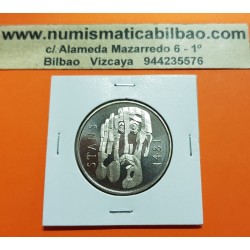 SUIZA 5 FRANCOS 1981 STANS CONVENTION KM.60 MONEDA DE NICKEL SC @GOLPE@ Switzerland 5 Franken