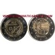 ANDORRA 2 EUROS 2016 Pareja de 2 monedas RADIO y TELEVISION 25 Aniversario + REFORMA DE 1866 SC @RARAS@ COINCARD / ESTUCHE