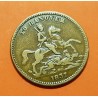INGLATERRA Ficha de Juego 1837 1849 VICTORIA REGINA DUQUE DE CUMBERLAND A CABALLO TO HANOVER MONEDA DE LATON Gaming Token
