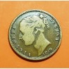 INGLATERRA Ficha de Juego 1837 1849 VICTORIA REGINA DUQUE DE CUMBERLAND A CABALLO TO HANNOVER MONEDA DE LATON Gaming Token