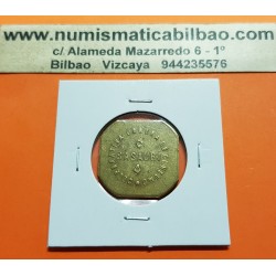 BASAURI 2 KILOS DE PAN 1938 FICHA COOPERATIVA VIZCAYA EUSKADI