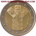 ESTONIA 2 EUROS 2018 CENTENARIO DE LA FUNDACION DE LOS ESTADOS BALTICOS SC MONEDA CONMEMORATIVA Eesti Estland Euro coin