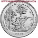 @1ª MONEDA@ ESTADOS UNIDOS 25 CENTAVOS 2018 D Parque Nacional PICTURED ROCKS en MICHIGAN NICKEL SC USA Quarter