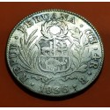 PERU 4 REALES 1836 B Ceca de CUZCO KM.151.1 MONEDA DE PLATA @ESCASA@ silver coin REPUBLICA PERUANA