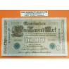 ALEMANIA 1000 MARCOS 1910 IMPERIO MUJERES y AGUILA Serie VERDE Letra C Pick 44 BILLETE MBC+ Germany 1000 Reichsbanknote