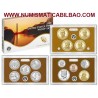 2015 UNITED STATES MINT PROOF SET @NICKEL@ 14 COINS ESTADOS UNIDOS 1+5+10+10+25 CENTAVOS + 1/2 DOLAR KENNEDY + 1 DOLAR 2015