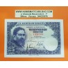 @OFERTA@ ESPAÑA 25 PESETAS 1954 ISAAC ALBENIZ Sin Serie 1638388 Pick 147 BILLETE EBC @MARCADA DOBLEZ@ Spain banknote