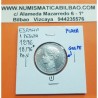 ESPAÑA Rey ALFONSO XIII 1 PESETA 1896 * 18 96 PGV REY y ESCUDO KM.706 MONEDA DE PLATA EBC @2 GOLPES@ Spain silver 1