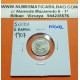 SUIZA 5 RAPPEN 1907 B DAMA y VALOR KM.26 MONEDA DE NICKEL EBC+ Switzerland