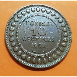 TUNEZ 5 FRANCOS 1954 NICKEL MBC Tunisia Francs