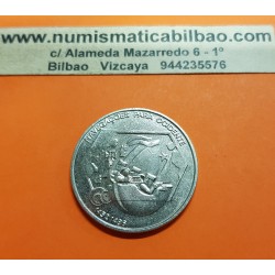 PORTUGAL 200 ESCUDOS 1991 NAVEGANTES DE OCCIDENTE 1452 1486 CARABELA KM.659 MONEDA DE NICKEL SC Portuguese coin