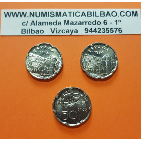 ESPAÑA 50 PESETAS 1994 CANTABRIA SIN CIRCULAR JUAN CARLOS I