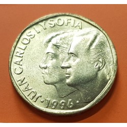 ESPAÑA 500 PESETAS 1996 REY JUAN CARLOS I y DOÑA SOFIA KM.924 MONEDA SIN CIRCULAR SC DE CARTUCHO Spain
