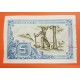 . 1 BIllete @NUEVO - SIN CIRCULAR@ BILBAO 5 PESETAS 1937 Serie A BANCO URQUIJO VASCONGADO Pick S.561 GOBIERNO DE EUSKADI